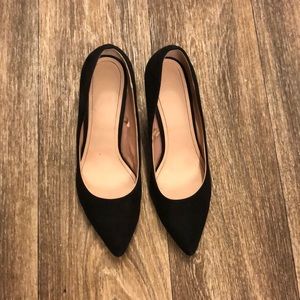 Black short heel